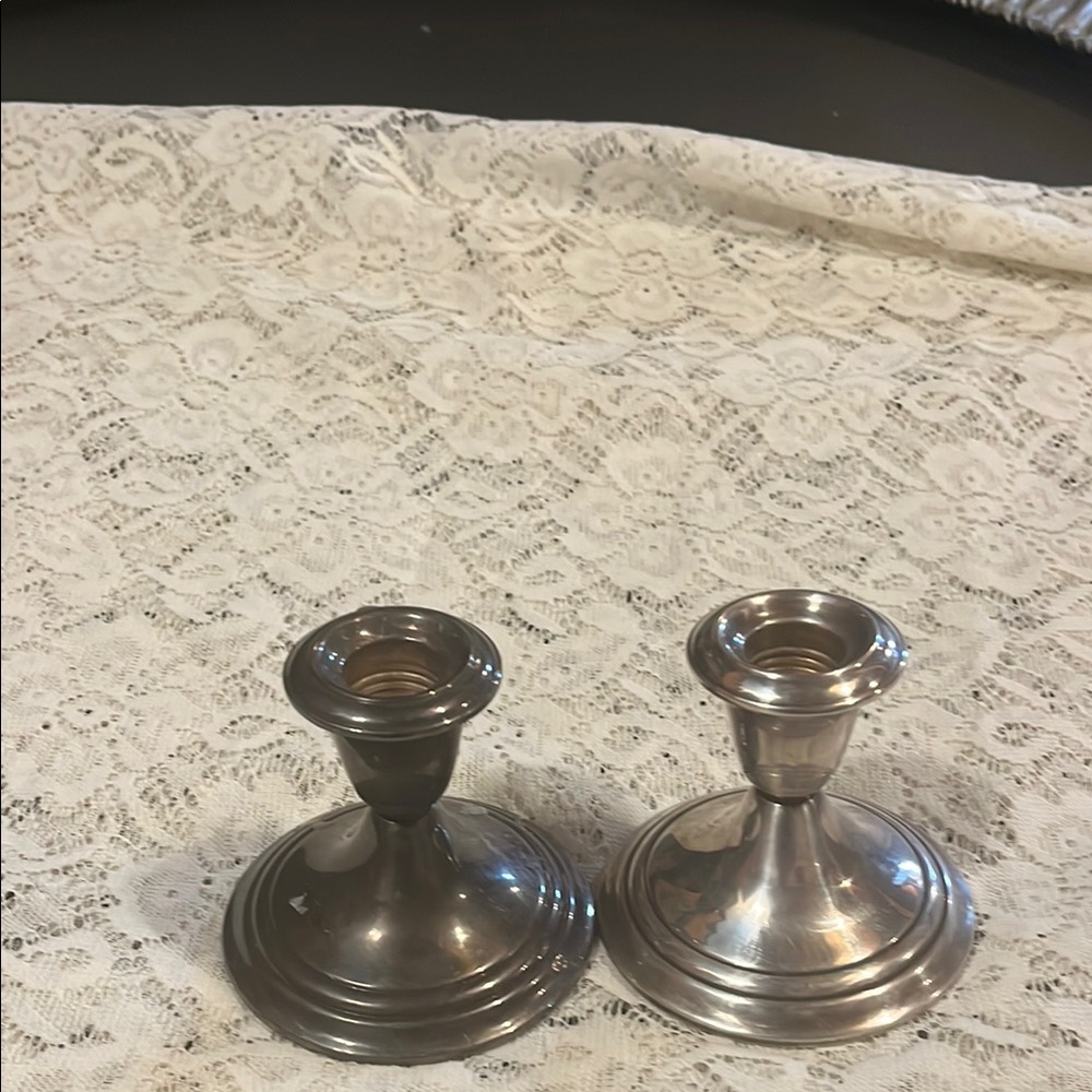 Gorham Silver Plated Candlestick Holders, YC 3003 have 30/30